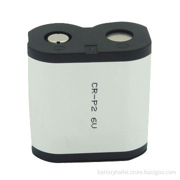 Li-MnO2 Battery CR-P2 with 6.0V DC Voltage and 1,500mAh Nominal Capacity